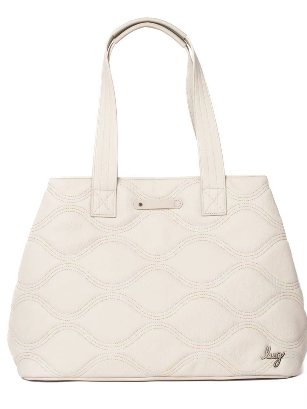 NWOT Lug tempo tote bag pebble ice pop stitch